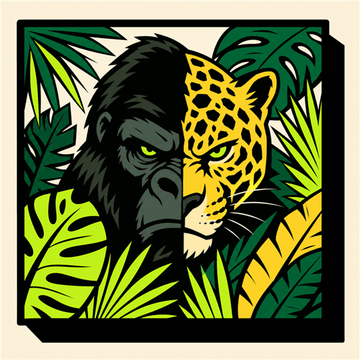 JUNGLE TECH emblem — the guardians of your stack